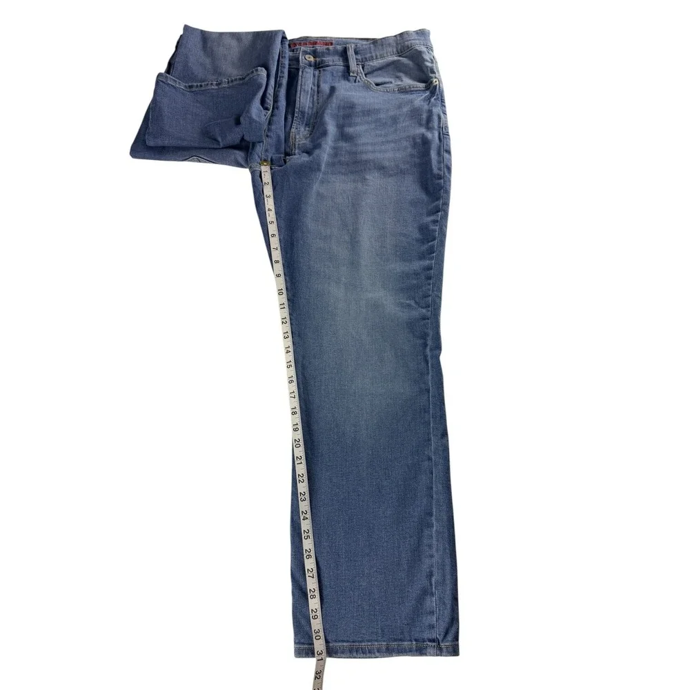 Lucky Brand 223 Straight Leg Mens Jeans 38x30 Blue Stretch Denim 1845290 NEW